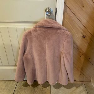 Womens Pink furry coat